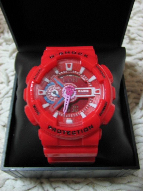 Casio G-Shock: Casio G-shock GA-110 DUAL TIME DIGITAL ANALOG REPLICA