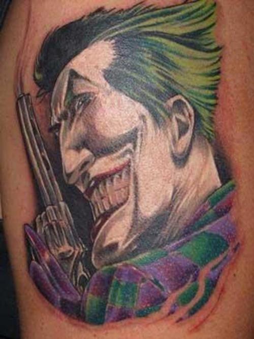Kumpulan Gambar Tato Joker Keren Wajah