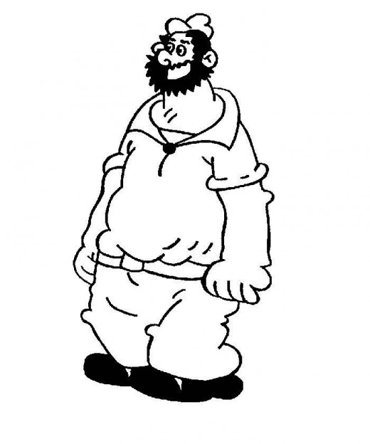 Fun Coloring Pages Popeye the Sailor Man Coloring Pages