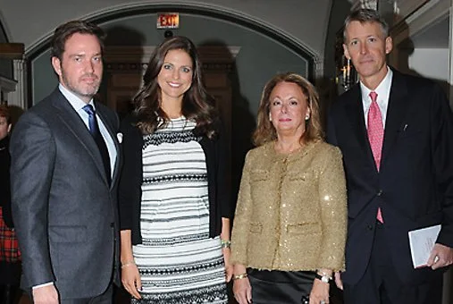 Princess Madeleine and Chris O'Neill attend the Christmas Lunch of the Swedish-American Chamber of Commerce