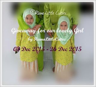 rianalittlecuties, giveaway for our lovely girl,