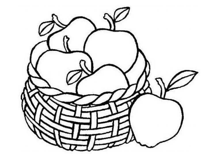 Äpfel Ausmalbild, Gratis Malvorlagen Äpfel Zum Ausmalen