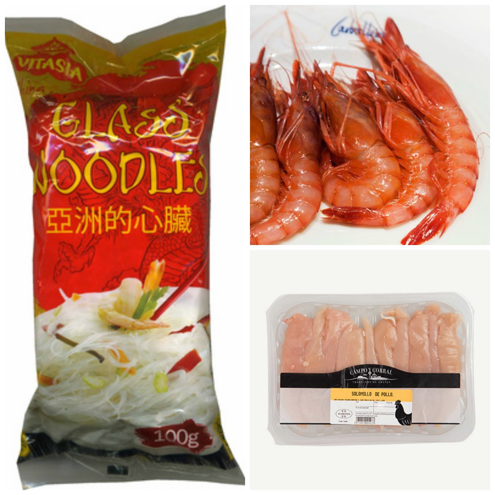 la niña guisante Salteado rápido y saludable Glass Noodles Stir Fry