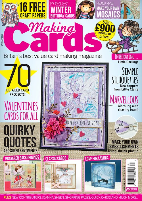 Published in Making Cards Magazine January 2016