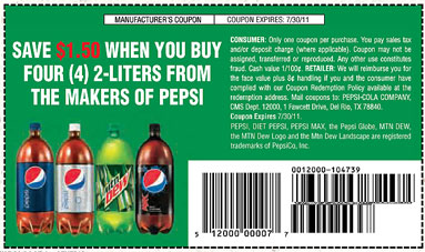 Coupon Clippin' Momma: Cheap Pepsi 2 ltrs at Meijer