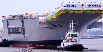 INS VIkrant India's first indigenous aircraft carrier