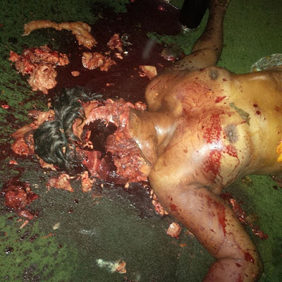  Very Graphic: Young man hacks his mother to death in Edo State