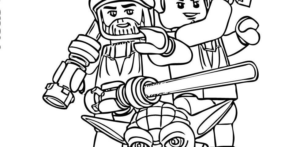 Mewarnai Lego Ninjago - Gambar Mewarnai Gratis