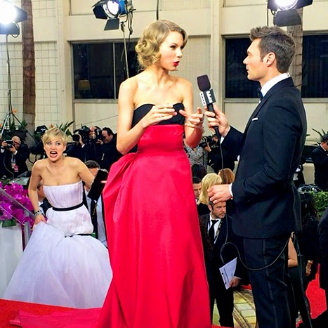 Taylor Swift Jennifer Lawrence Ryan Seacrest randommusings.filminspector.com