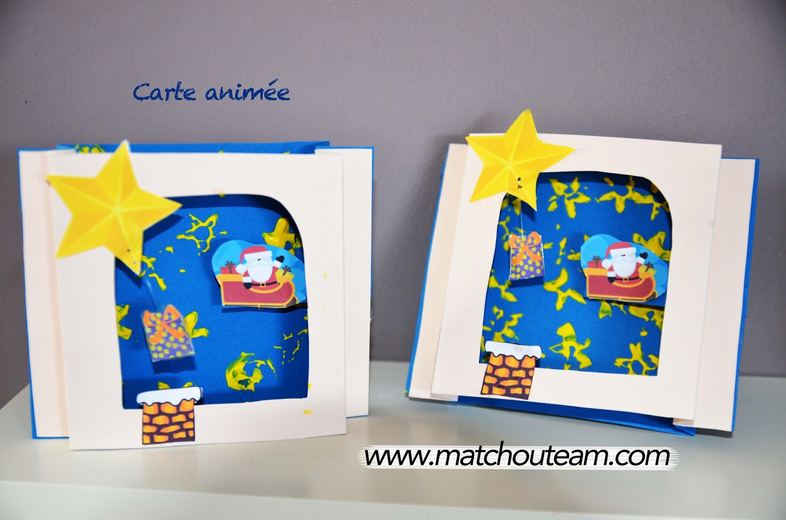 Carte animée, Carte, Noel