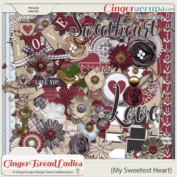 Annemarie's Art/Digital Scrapbooking Ginger Scraps March 2018