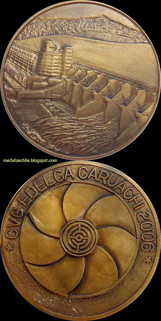 Medalla Inauguración Represa Caruachi