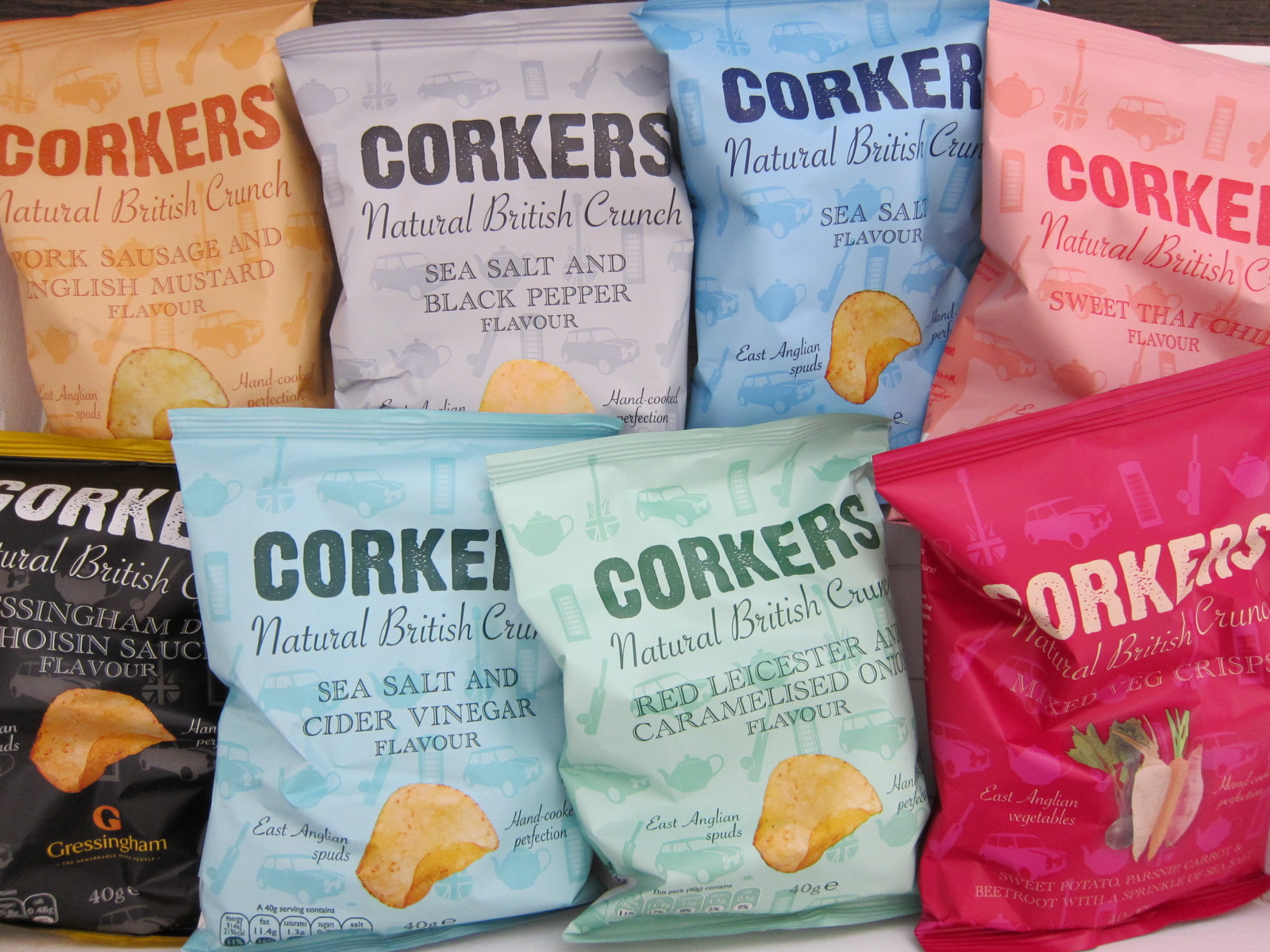 A Natural British Crunch, Corkers Crisps / LUCY LOVES TO EAT