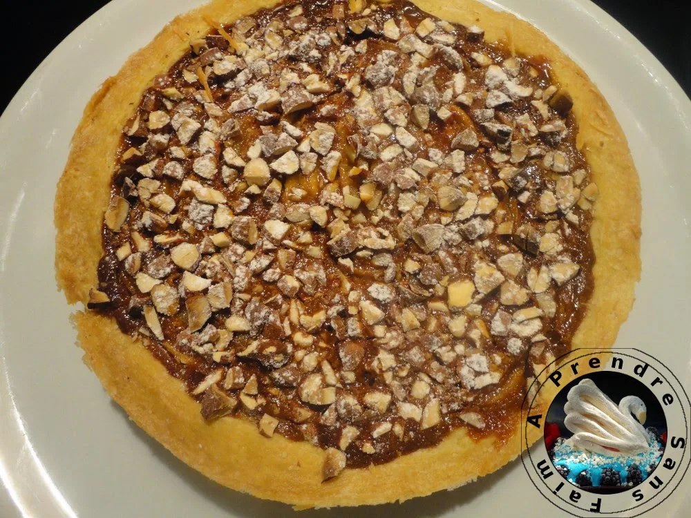 Tarte aux poires et au caramel