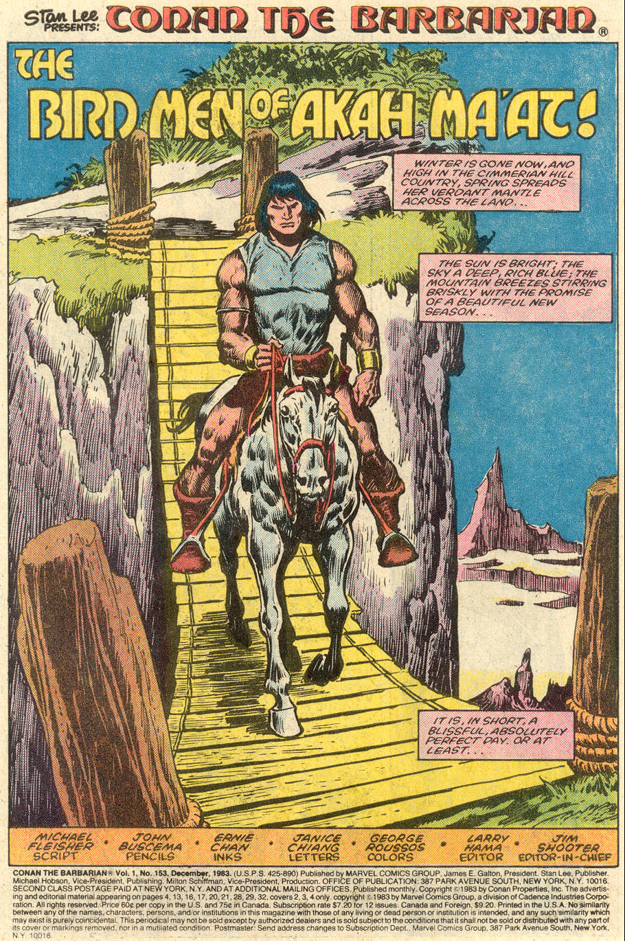 Read online Conan the Barbarian (1970) comic -  Issue #153 - 2