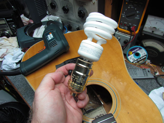 Side Crack Repair on Epiphone Acoustic Guitar Crawls Backward (When