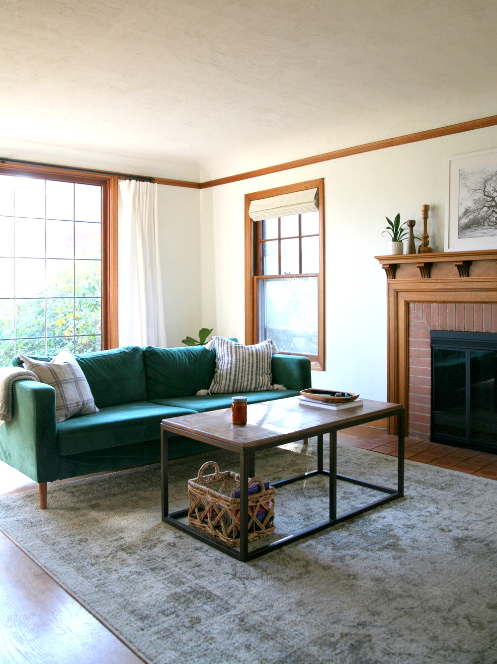 How to paint a brass fireplace screen (without removing it!) / Create / Enjoy