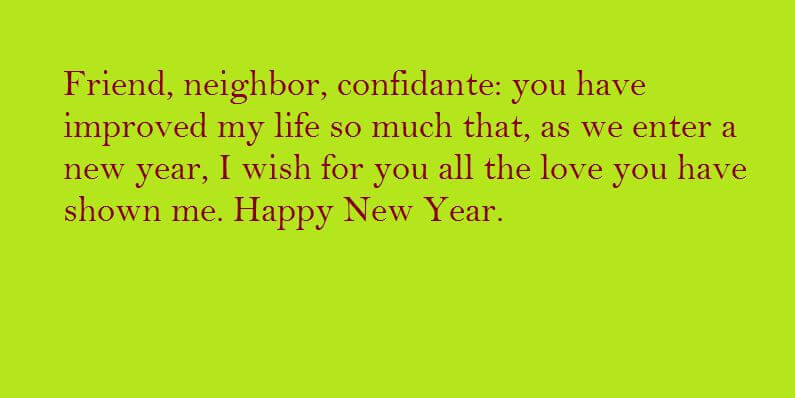 New Year Wishes for Friends