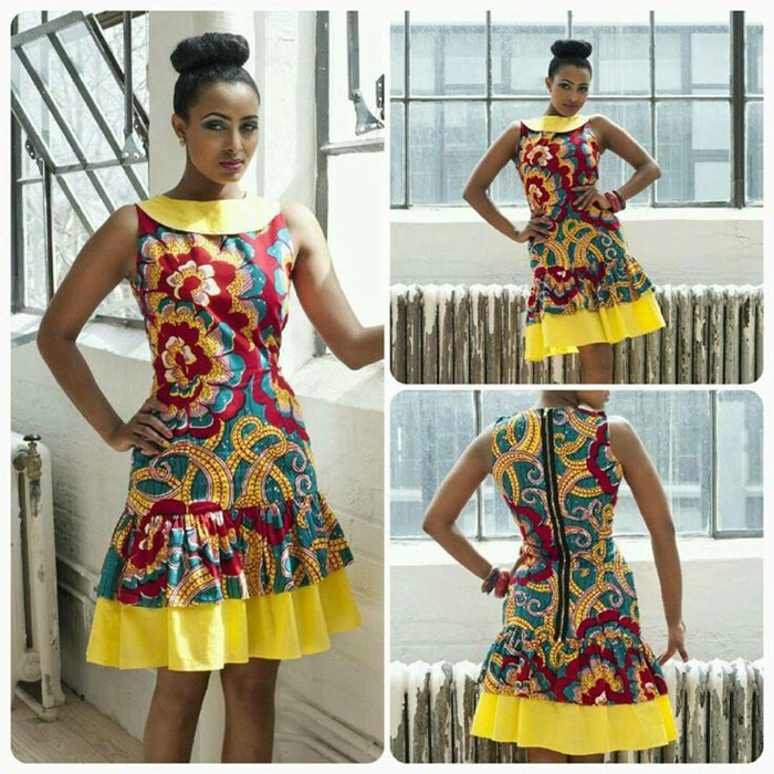 latest plain and pattern gown styles
