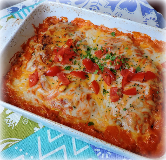 Chicken Con Queso Bake