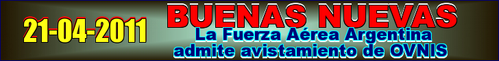 La Fuerza Aérea Argentina admite avistamiento de OVNIS