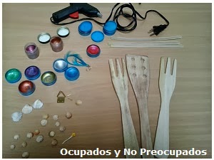 Ocupados y No Preocupados: Utensilios de cocina adornados