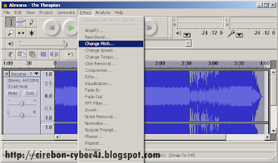 Cara Membuat Suara/Efek Chipmunk Pada Mp3 - Cirebon-Cyber4rt