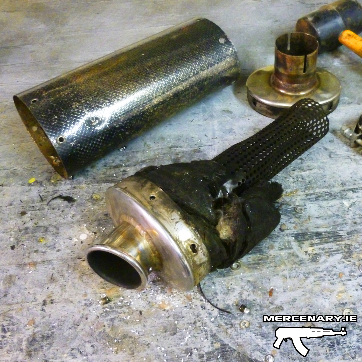 Mercenary Garage The MERCENARY Guide to Repacking Your Exhaust Can