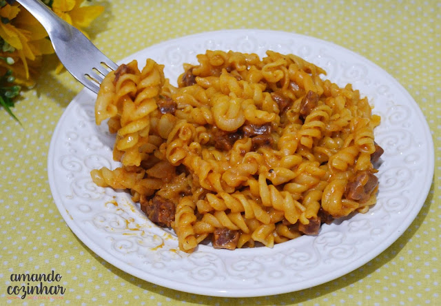 receita macarrão rapido na panela de pressão