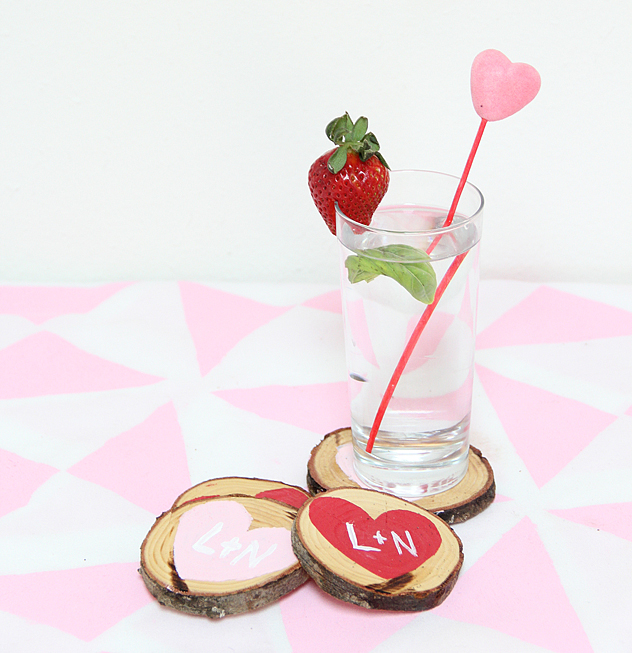A Bubbly Life: DIY Heart Coasters- Valentine's Day & Wedding Favors!