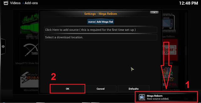 شرح تركيب إضافة Mega Reborn على برنامج KODI XBMC شرح تركيب إضافة Mega Reborn على برنامج KODI XBMC