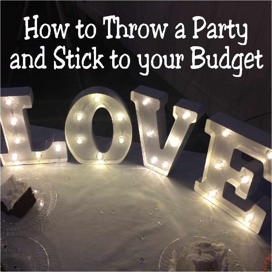 How to Throw a Party Cheaply