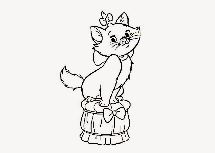 Cute cat coloring page | Free Coloring Pages and Coloring Books for Kids