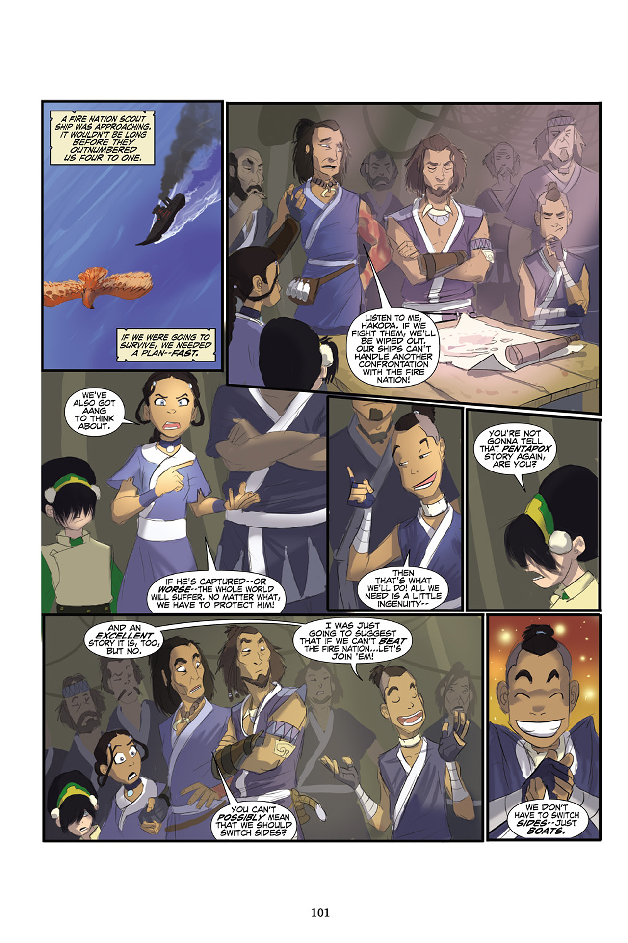 Read online Nickelodeon Avatar: The Last Airbender - The Lost Adventures comic -  Issue # Full - 102