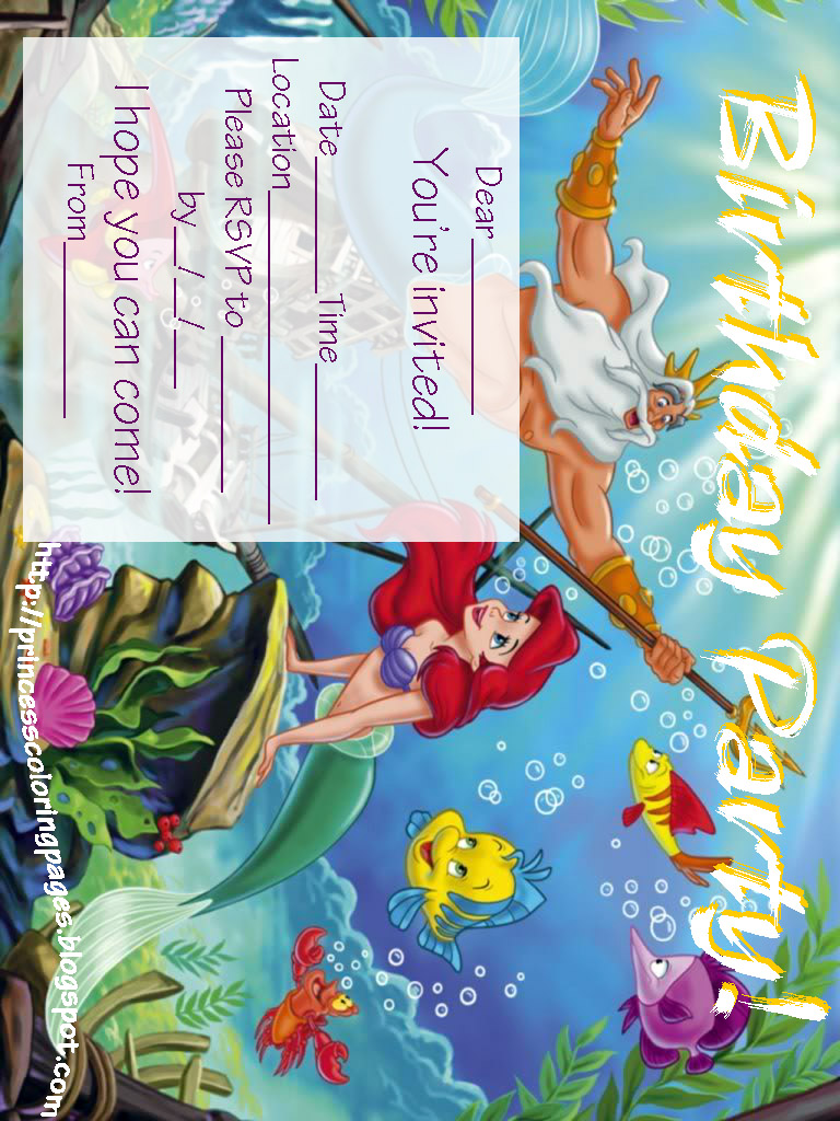 ariel-the-little-mermaid-free-printable-party-invitations