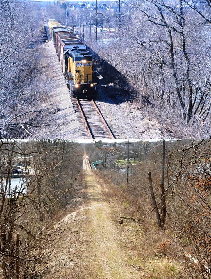 Industrial History CGW Bridge over Fox River in St. Charles, IL