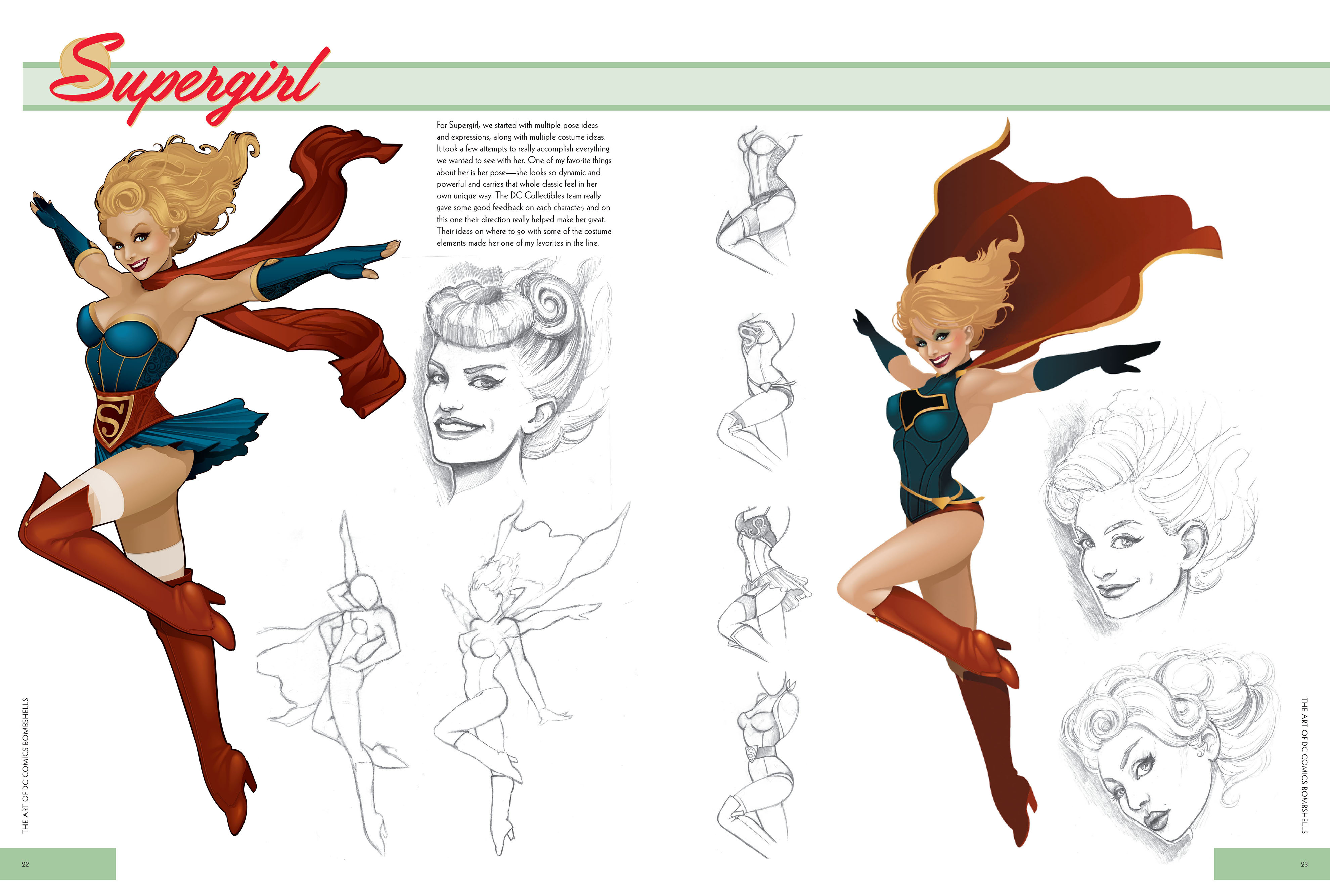 Read online The Art of DC Comics Bombshells comic -  Issue # TPB (Part 1) - 16