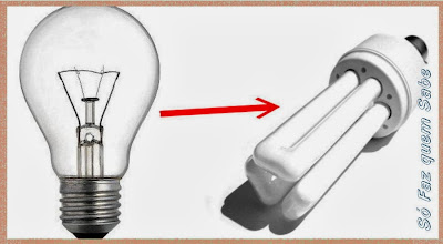 Substituir as lâmpadas incandescentes por outras mais eficientes.