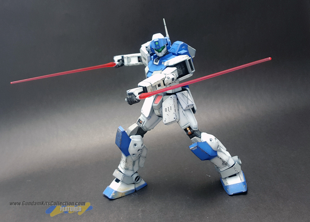 Painted Build: MG 1/100 GM Sniper II White Dingo Team Custom