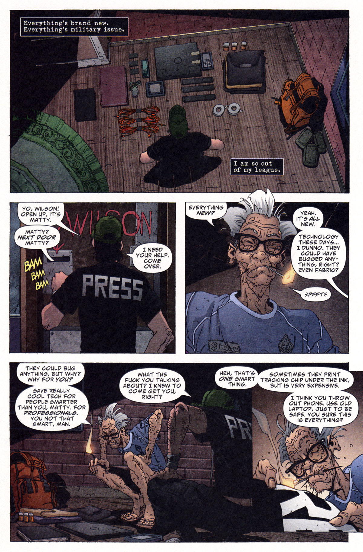 Read online DMZ (2006) comic -  Issue #7 - 14