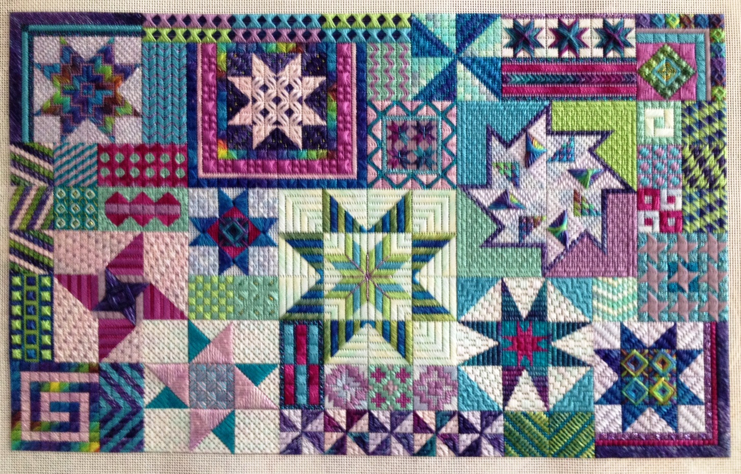 Norden Crafts Online Needlework Show Queenstown Samplers, Rosewood Manor, Needle Delights, The