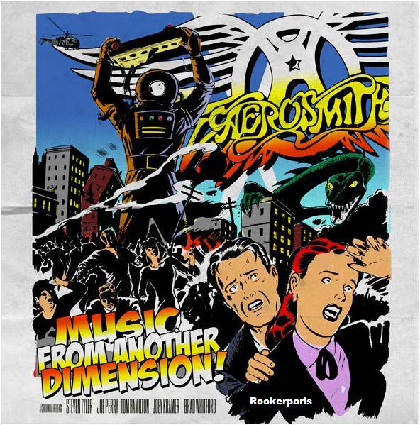 ROCKERPARIS Aerosmith New album "Music from another dimension