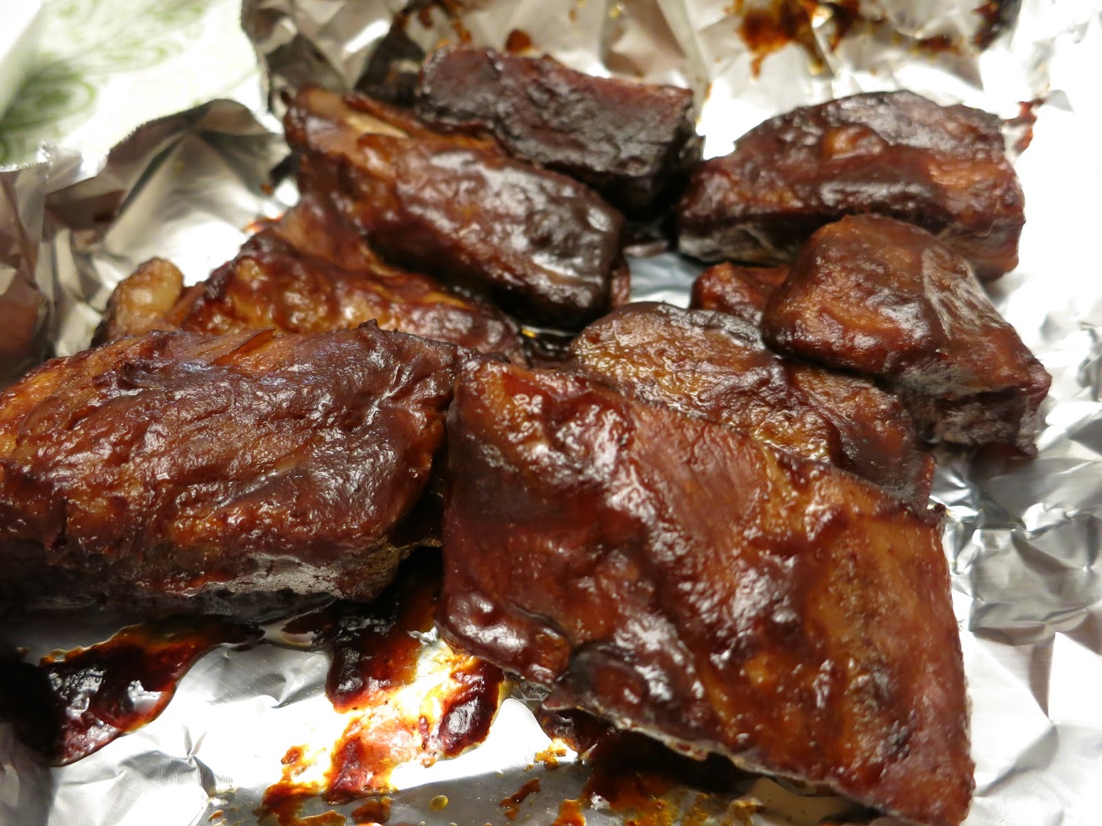 pieces of m Trader Joe's Baby Back Pork Ribs! [FOOD]
