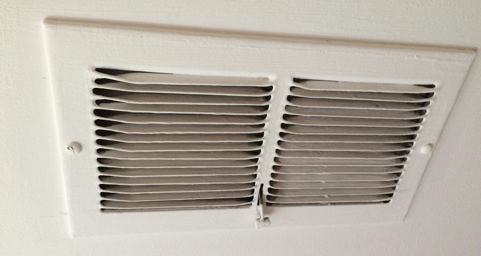 My MidCentury Home Replacing the Ceiling Heater Registers with a new