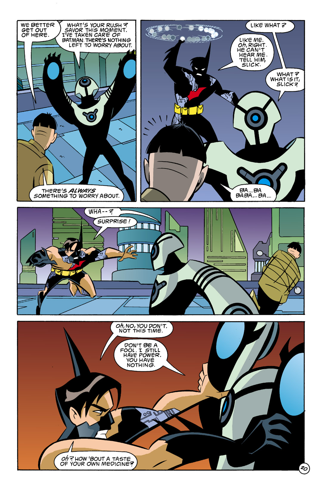 Read online Batman Beyond [II] comic -  Issue #5 - 21