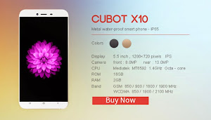 Cubot X10 Waterproof Octa core smartphone on sale from 1949deal