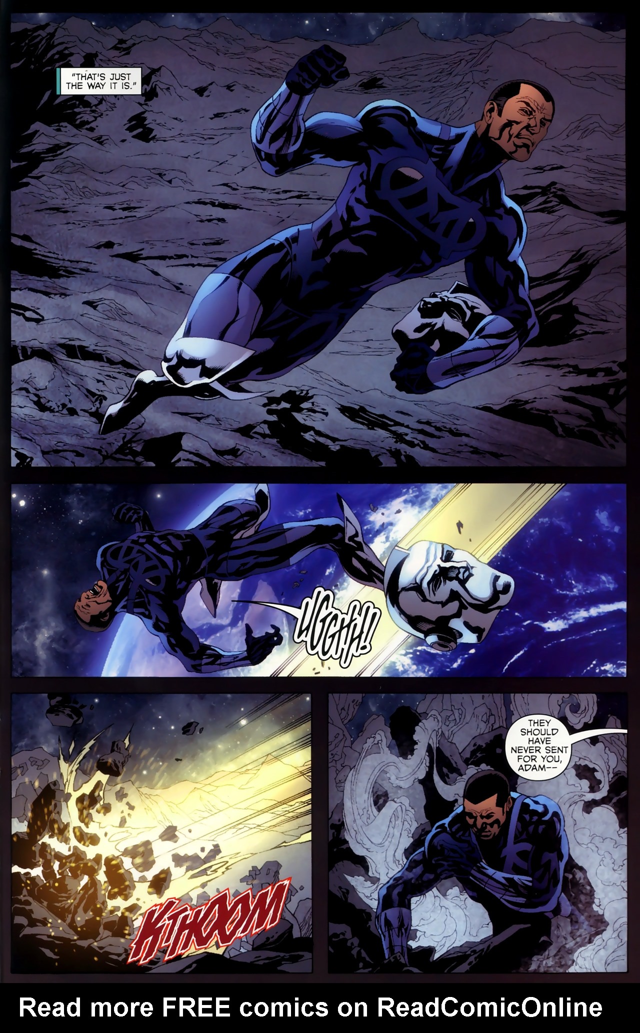 Read online Adam: Legend of the Blue Marvel comic -  Issue #4 - 17