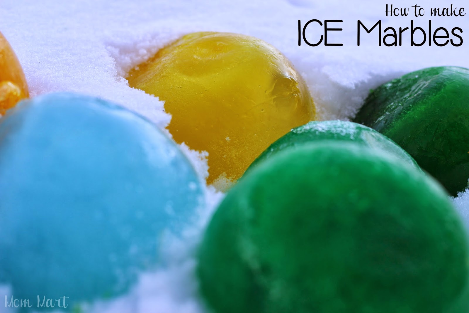 How to make ICE Marbles: A hands on Activity for children #CraftsForKids #KidCraft #Activity tutorial with game and science experiment.