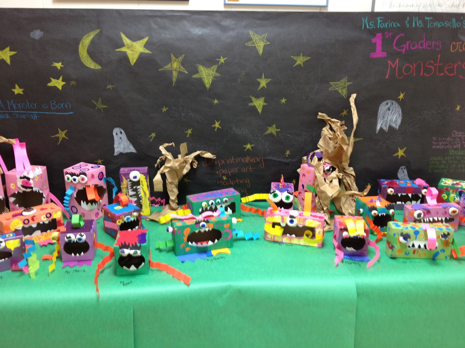 Little Hands Create Big Art: Tissue Box Monsters