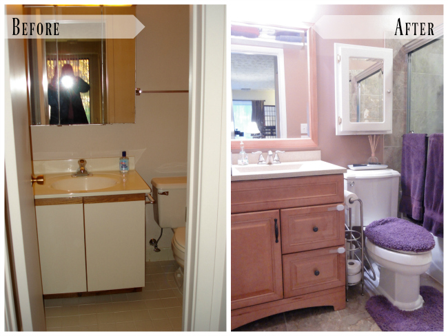 Bathroom renovations can add value to your home, but cost quite a bit to complete. But they're SO nice once they're done. Before and After: Condo Small Bathroom Renovation